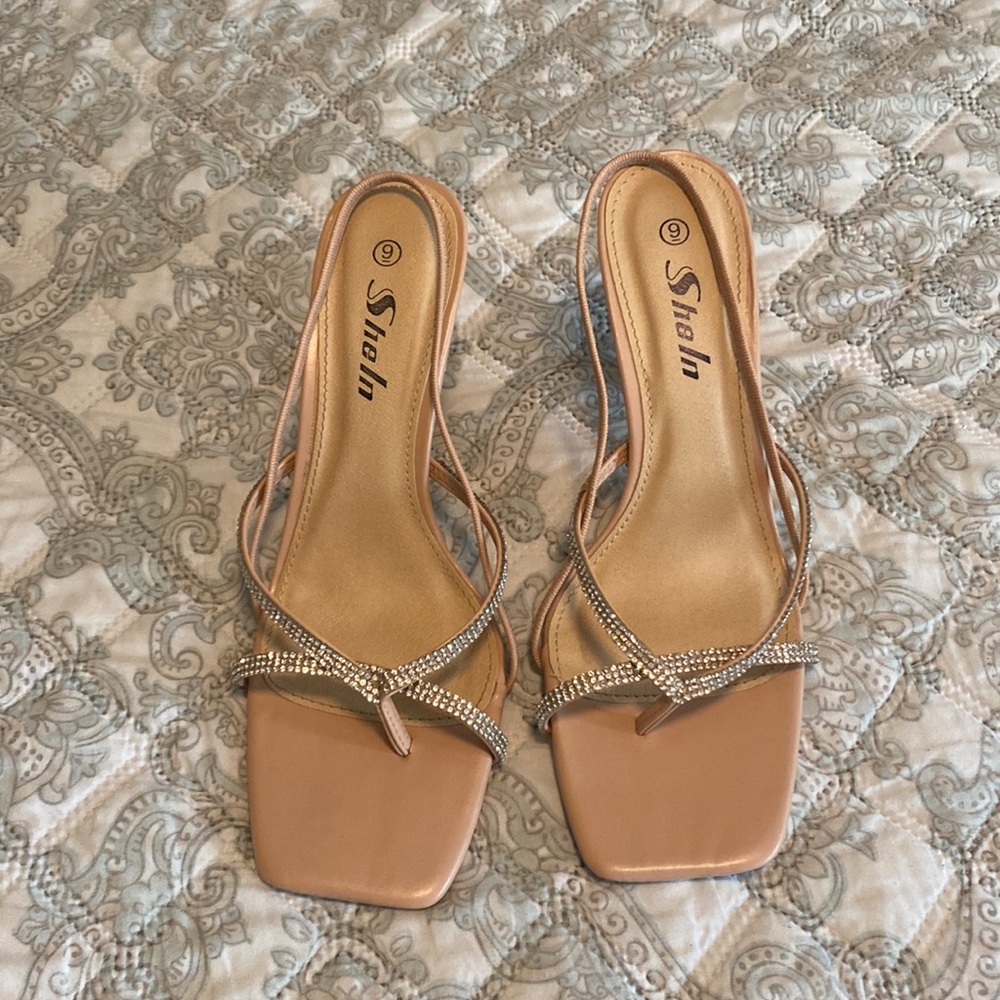 SHEIN glittery heels
